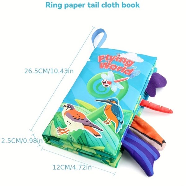 Baby Books -Baby Toys Gifts Touch Feel First Cloth Crinkle Soft Books Infant Tummy Time ToysLearning Sensory Baby Toys Stroller Toys Christmas Halloween Thanksgiving Gifts - Image 10