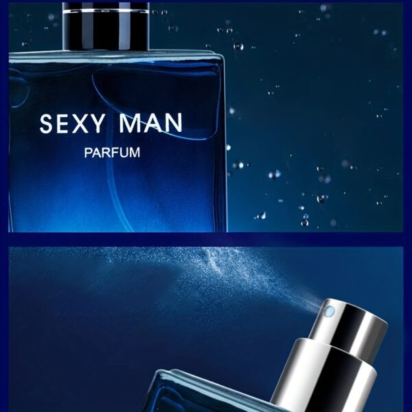 Long-lasting Cologne Perfume For Men, Temptation Manly Woody Aroma, Portable Eau De Parfum Spray For Business, Office Or Travel, Idea For Birthday Gift, 1.78 Oz Father's Day Gift - Image 6