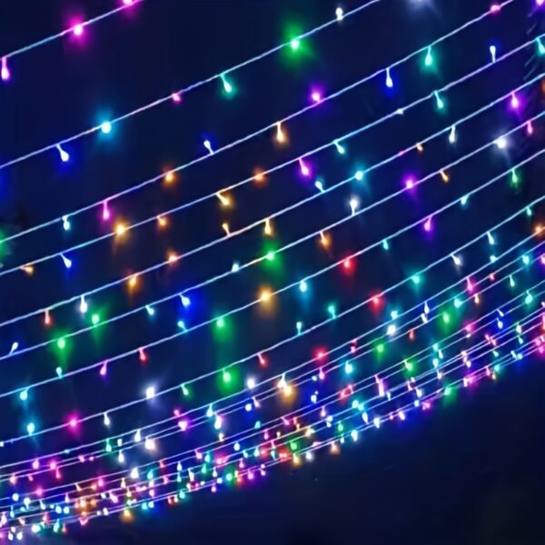 1pc LED Fairy Light Garland Mother's Day Christmas Tree Fairy Light Chain Home Wedding Party Holiday Decoration, Battery Powered - Image 6