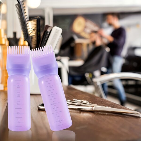 Precision Root Comb Shampoo Bottle Applicator - Long-lasting, Salon-Quality Styling Tool - Ideal for Home & Professional Barber Use - Hair Care Essential - Image 3