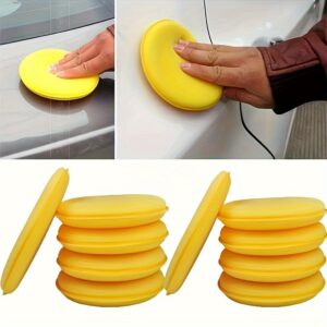 High-Density Foam Applicator Pad for Waxing And Polishing Cars, Ideal for Car Detailing And Washing Supplies.
