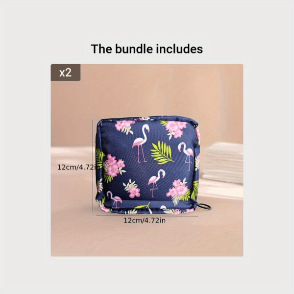 Cute Bear Portable Sanitary Napkin Storage Bag - Large Capacity, Waterproof, and Organizer for Women  - Cartoon Physiological Period Tampon Bag - Image 20