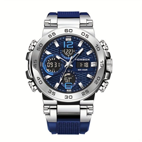 Men'S Dual Display Digital Military Quartz Watch Featuring an Alarm Clock, Chronograph, And Multifunctional Luminous Capabilities, Ideal for Students And Outdoor Activities Like Hiking Or Schooling. - Image 12