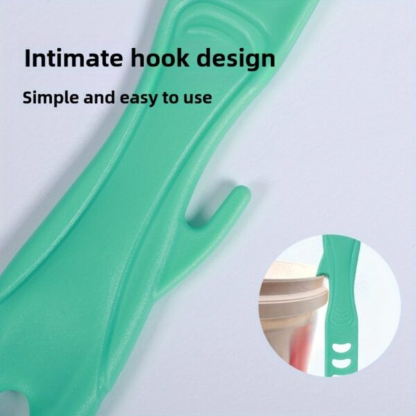 No-Power Mixing Tool Silicone Paint Stirring Stick with Green Handle | Latex & Acrylic Color Mixing Rod | DIY Home Decoration Paint Mixer | Ergonomic Non-Slip Grip | Easy-Clean Reusable Coating Tool for Even Finish - Image 6