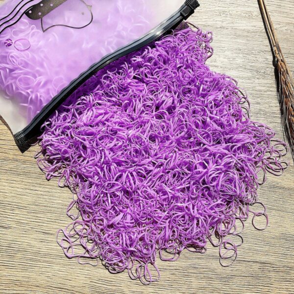 1000/2000pcs Mini Nylon Colorful Disposable Hair Ties Headband With Storage Bag, Elastic Hair Accessories Set For Girls - Image 22