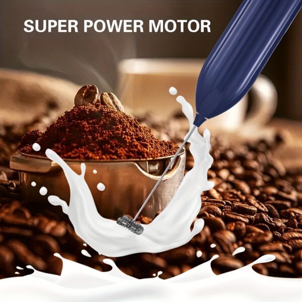1pc LALAYUAN Electric Milk Frother - Mini Handheld Whisk, Battery Operated (Not Included), Ideal for Coffee, Lattes, Cappuccino, and Chocolate Drinks, Portable Foam Maker, Perfect Christmas Gift, Coffee Drink Maker | Modern Kitchen Accessory | Durable Sta - Image 34