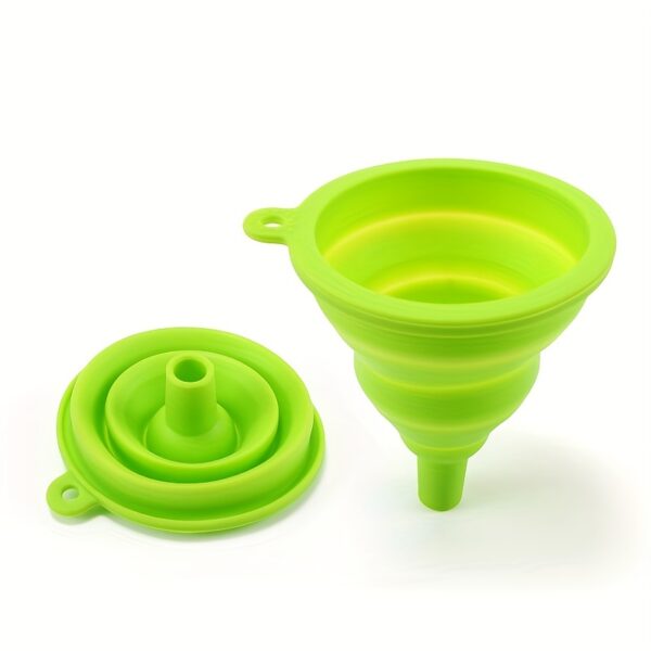 1pc, Collapsible Funnel Foldable Funnels For Water Bottle Liquid Transfer, Kitchen Gadgets, Kitchen Accessories - Image 8