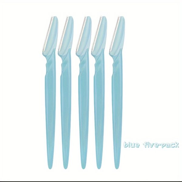 3-24pcs Eyebrow Razor Shaper Set, Facial Hair Remover Trimmer Grooming Kit for Women And Men, Stainless Steel, Non-Electric, No Battery Needed, with Various Colors for Versatility - Image 13