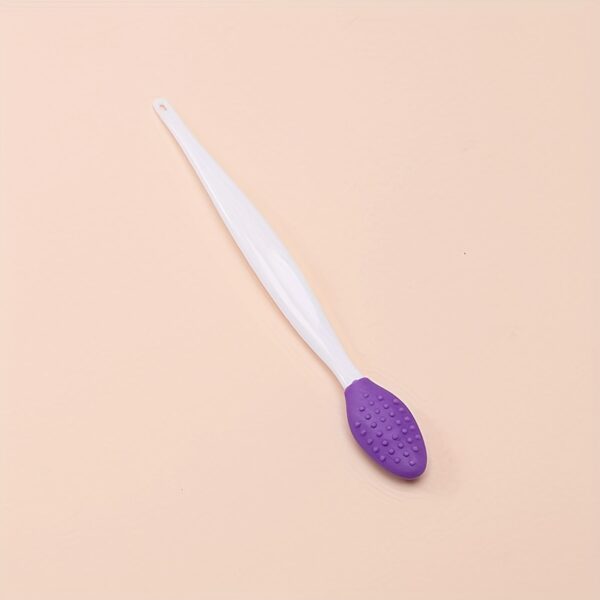 1pc PetPro Silicone Brush for Cats - Multi-Color, Exfoliating Black Seed Design, Easy-Clean Plastic Handle, Gentle Pet Scraper for Healthy Skin, Cat Grooming Brush | Soft Texture Brush | Durable Pet Brush, Cat Grooming Supplies - Image 5