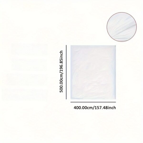 Large Durable Transparent Plastic Drop Cloth - Sofa, Storage, Outdoor Furniture, Garden, Home Renovation Dust Cover - Image 17