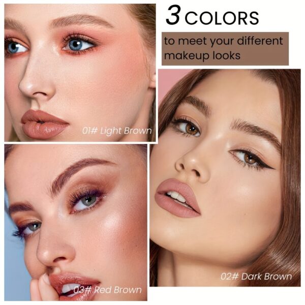Waterproof Long-Lasting Microblading Eyebrow Pen - Creates Natural, Defined Brows With Micro-Fork Tip Applicator - Perfect Gift For Women With All Skin Types A Wild Eyebrow Easy To Use Easy And Fast Eyebrow Brush - Image 14