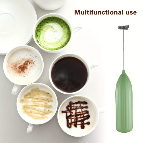 1pc LALAYUAN Electric Milk Frother - Mini Handheld Whisk, Battery Operated (Not Included), Ideal for Coffee, Lattes, Cappuccino, and Chocolate Drinks, Portable Foam Maker, Perfect Christmas Gift, Coffee Drink Maker | Modern Kitchen Accessory | Durable Sta - Image 39