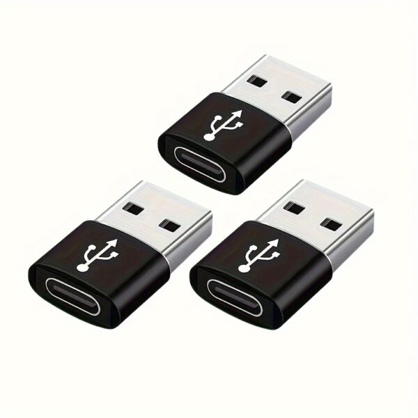 USB C Female To USB A Male Adapter, Type C To USB A Charger Cable Converter For IWatch 7 AirPods, MacBook, iPhone 11 12 13 14 Pro Max, iPad Mini 6, Galaxy S20 S21 S22. - Image 5
