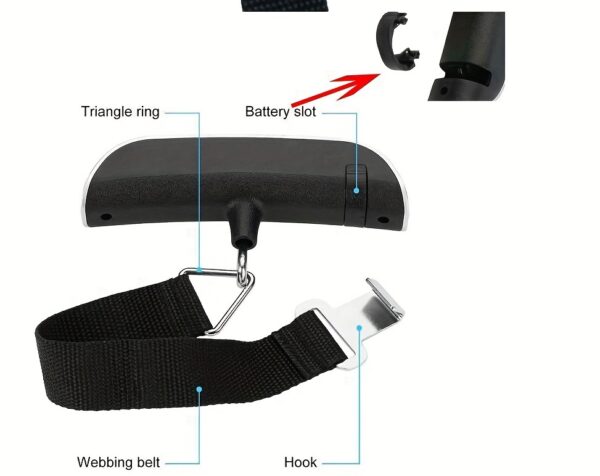 Luggage Scale, Electronic Scale, Portable Scale, Hook Scale, Parcel Scale, 50KG Mini Hanging Scale, Portable Spring Lifting Scale, Fishing Scale - Image 12