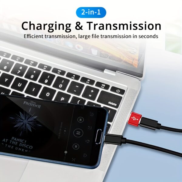 USB C Female To USB A Male Adapter, Type C To USB A Charger Cable Converter For IWatch 7 AirPods, MacBook, iPhone 11 12 13 14 Pro Max, iPad Mini 6, Galaxy S20 S21 S22. - Image 18