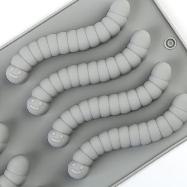 Vibrant Silicone Worm Mold - Non-Stick, Easy Release, BPA-Free, Perfect for Halloween Decorations, Cake Making, Gelatin, Gummies, Chocolate Crafting, and Creative Food Presentation - Image 34