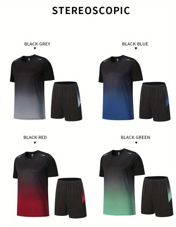 [Quick-Dry Sportswear] Quick-Dry Breathable Men's Sportswear - Short-Sleeve T-Shirt for Running And Fitness - Basketball Gear, Summer Tank Top - Image 28