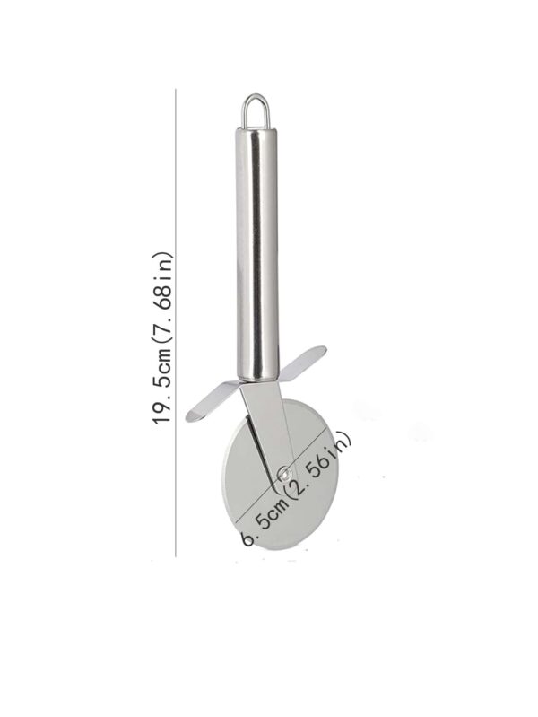 Effortlessly Roll Out Perfect Pizza with this Stainless Steel Pizza Wheel Knife Kitchen Accessories - Image 12