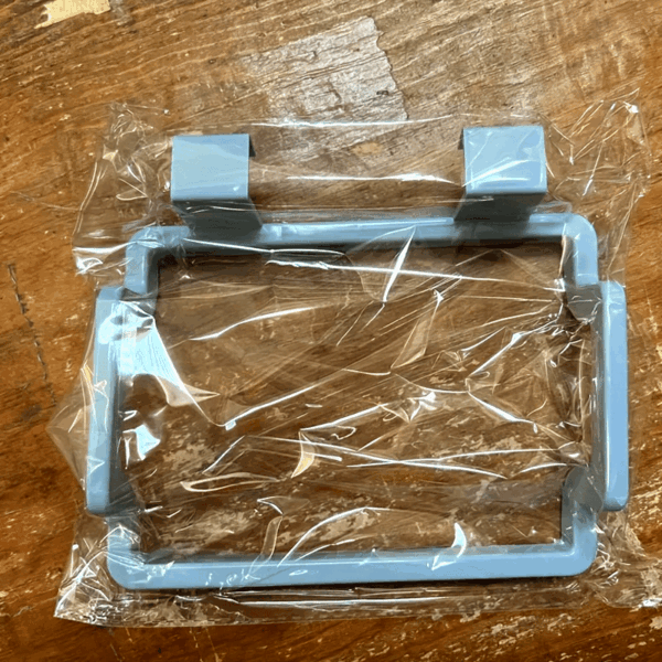 Reusable Plastic 1pc Over-the-Cabinet Garbage Container - Bag Holder Rack For Kitchen, Pantry, Garage & Bathroom - Image 17