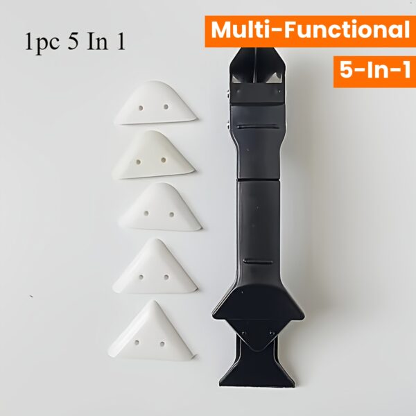 1pc Multi-Functional 5-in-1 Caulk Remover Tool Kit, Plastic Grout Scraper, Sealant Finishing & Glue Angle Scraper for Kitchen & Bathroom Renovations - Image 16