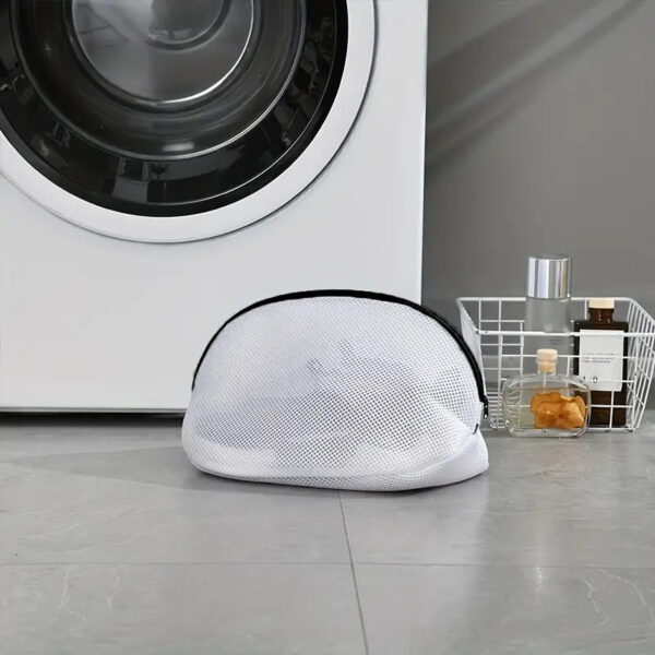 1pc Christmas Laundry Bag, Fabric Shoe Protector, Curved Shape, Multipurpose Use, Woven with Zipper Closure, for Laundry Room and Washing Machine, Laundry Bags - Image 23