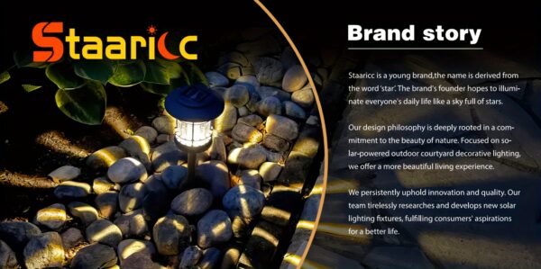 Staaricc 8/6/4/2pcs Solar Wall Light, Outdoor 6 LED Deck Lights, Wall Light, for Courtyard, Street, Fence, Garage, Garden Perfect Decoration - Image 20