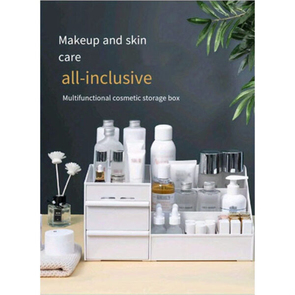 Makeup Organizer for Vanity Large Capacity Desk Storage with Drawers  Holder for Cosmetics, Skincare, Eyeshadow, Lotions, Lipstick, Nail Polish and Jewelry in Bathroom Bedroom Countertop - Image 16
