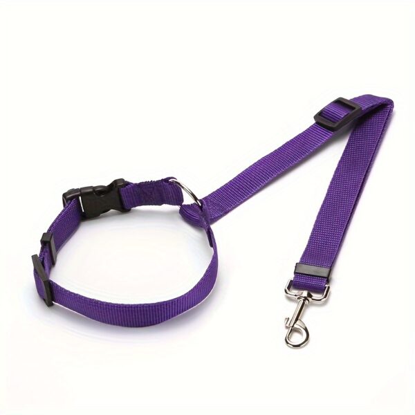 Secure Your Pet in the Car with This Adjustable Harness & Seat Belt Lead Leash! - Image 12