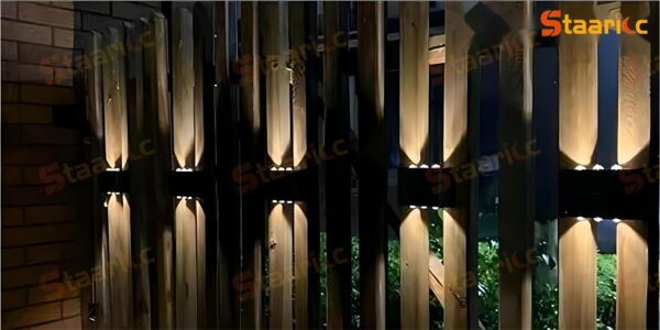 Staaricc 8/6/4/2pcs Solar Wall Light, Outdoor 6 LED Deck Lights, Wall Light, for Courtyard, Street, Fence, Garage, Garden Perfect Decoration - Image 21