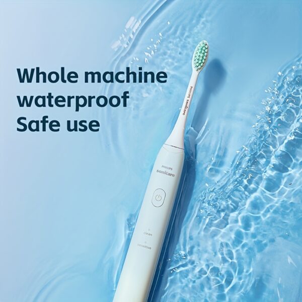 Philips Sonicare 2100 Series HX2421 Electric Toothbrush USB Charging Base Full Body Waterproof Sonic Vibration Full Automatic Soft Bristle Small Feather Brush Two Modes 30,000 Brush Head Movements/Minute - Image 8
