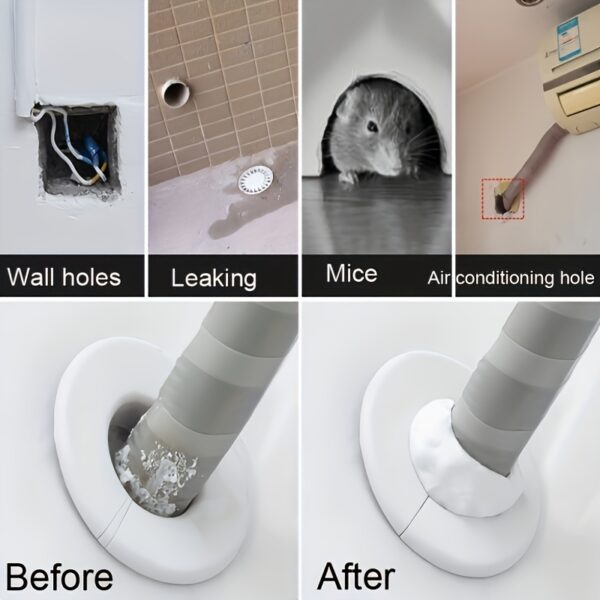 1pc/3pcs/5pcs High-Quality Waterproof Wall Repair Sealing Stick, Pipe Odor & Insect Proof, Durable Drywall Patch Clay, Ideal for DIY Home Repairs & Renovations.Bathroom Supplies Bath/Bathroom Accessories - Image 6