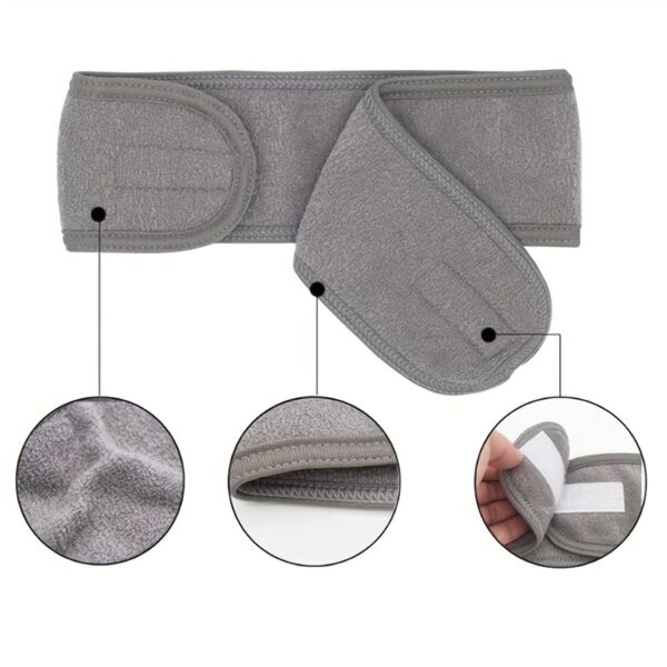 [Popular Choice] Double-sided Hair Tie with Ant Cloth for Washing Face and Removing Makeup, Women's Hairband for Sports and Yoga - Image 14