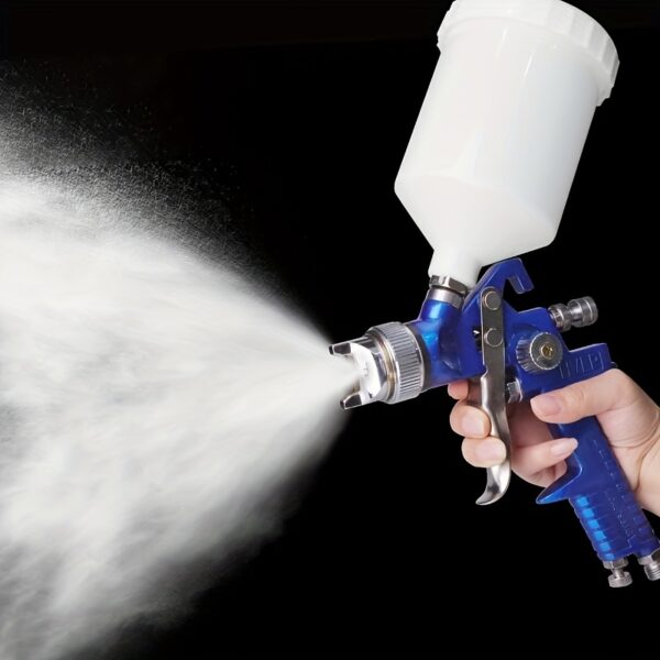 HVLP Paint Sprayer with 3 Sizes of Nozzles to Choose from 1.4/1.7/2mm and 600ml Plastic Cup - Easy Painting Tool - Professional Grade Paint Sprayer for Indoor or Outdoor Applications - Consistent Finish - Innovative Paint Supply - Image 5