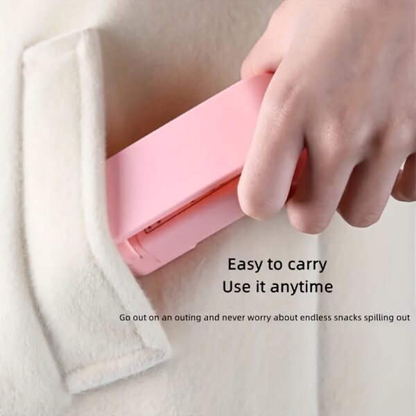 Mini Hot Bag Sealer Packaging Sealer Bag Hot Plastic Food Bag Sealing Portable Sealer Packaging Kitchen Accessories Household Vacuum Sealer: Keep Snacks Fresh, Easy To Carry! - Image 18