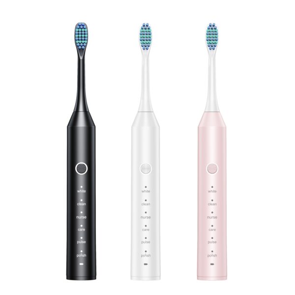 Automatic Rechargeable Electric Toothbrush for Adults, 6 Cleaning Modes, Lithium Polymer Battery, USB Charging, ≤36V, with Soft Bristles for Deep Clean Dental Flosser - Image 13