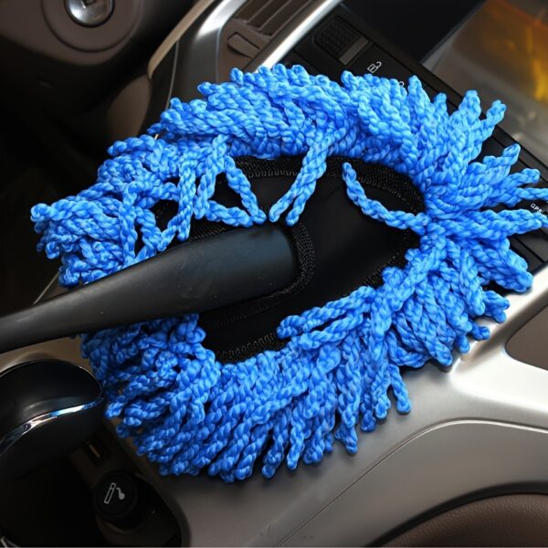 Car Dust Removal Small Duster Wipe Car Soft Brush Cleaning Brush Mini Bristle Brush Dust Removal Brush Nanofiber Car Interior - Image 6