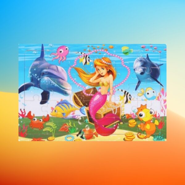 30pcs Colorful Jigsaw Puzzles for Kids Age 3-5 Preschool Educational Brain Teaser Boards Toys Toddler Children Learning Puzzles,Halloween/Christmas Gift - Image 3