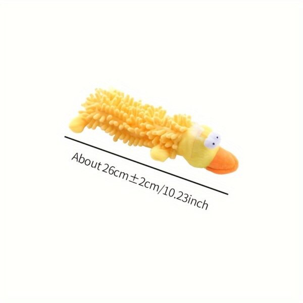 Interactive Plush Dog Toy with Squeaker for Chew and Molar Training - Perfect Puppy Toy for Playtime and Dental Health - Image 2
