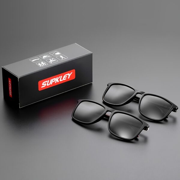 SUPKLEY Men'S Sports Sunglasses with Polarization, Lightweight Square Design, Comfortable Fit, Eyewear Accessory Comes with Original Packaging - Image 13