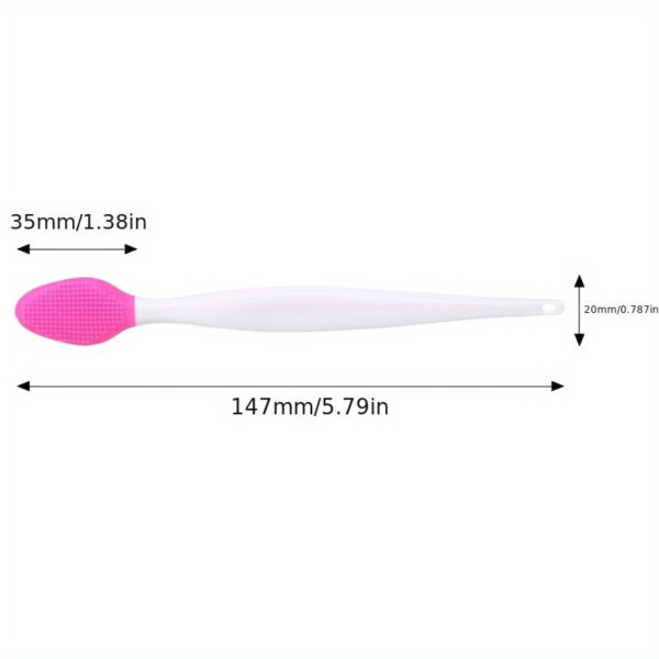 1pc PetPro Silicone Brush for Cats - Multi-Color, Exfoliating Black Seed Design, Easy-Clean Plastic Handle, Gentle Pet Scraper for Healthy Skin, Cat Grooming Brush | Soft Texture Brush | Durable Pet Brush, Cat Grooming Supplies - Image 7