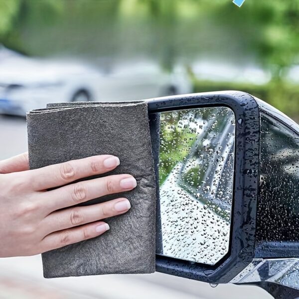[Streak-Free] 5pcs Magic Cleaning Cloth - Streak-Free Glass & Mirror Wipe - For Glass and Mirror Cleaning - Image 4