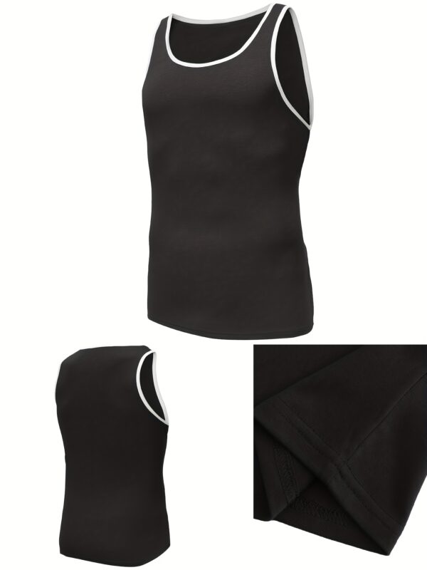 Men's Training Tank Top, Casual Comfy Vest For Summer, Men's Clothing Top Sleeveless Shirt For Gym Workout - Image 24