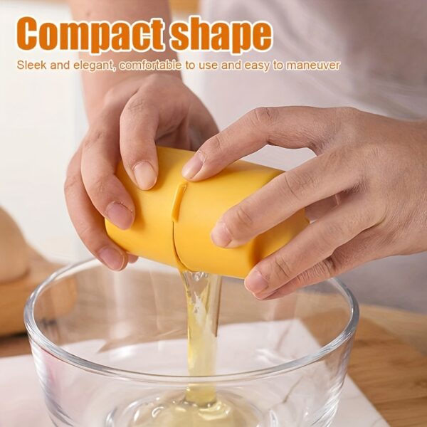 1pc Easy Clean Eggshell Separator - Quick Peel & Yolk Splitter, Essential for Kitchen Baking - Image 7