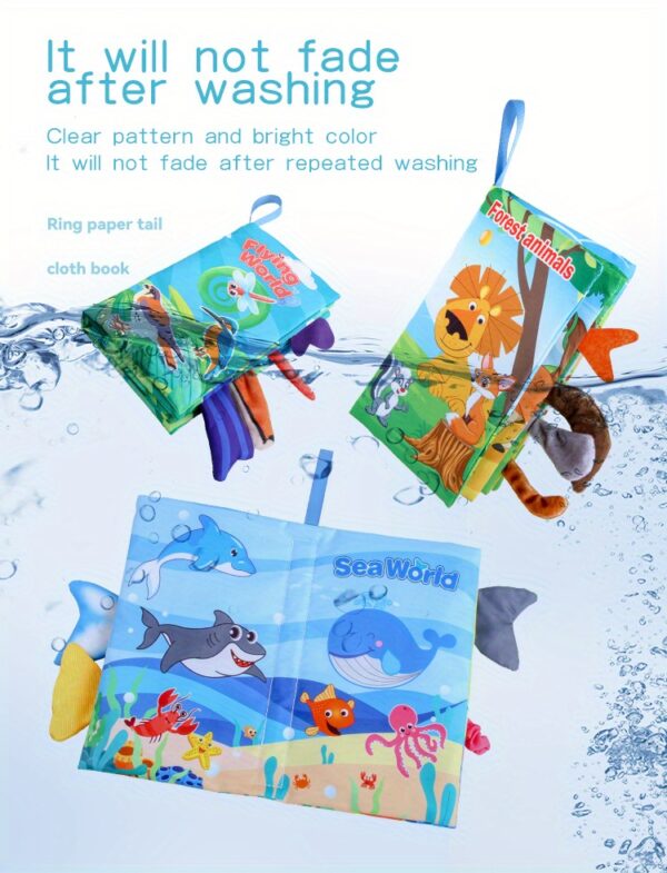 Baby Books -Baby Toys Gifts Touch Feel First Cloth Crinkle Soft Books Infant Tummy Time ToysLearning Sensory Baby Toys Stroller Toys Christmas Halloween Thanksgiving Gifts - Image 16