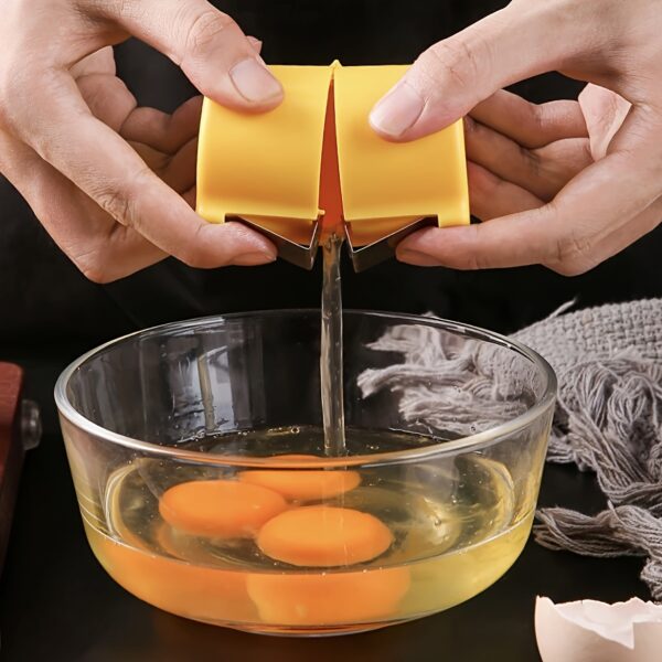 1pc Easy Clean Eggshell Separator - Quick Peel & Yolk Splitter, Essential for Kitchen Baking - Image 5