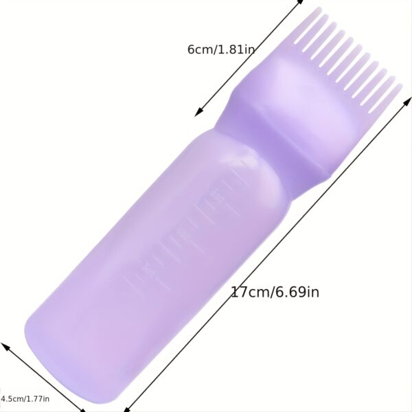 1pc Plastic Dry Cleaning Bottle For Hair Dyeing And Washing Bottle With Graded Thickening Hair Dyeing Bottle For Hair Dyeing Cream Bottle For Perm - Image 6