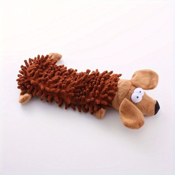 Interactive Plush Dog Toy with Squeaker for Chew and Molar Training - Perfect Puppy Toy for Playtime and Dental Health - Image 11