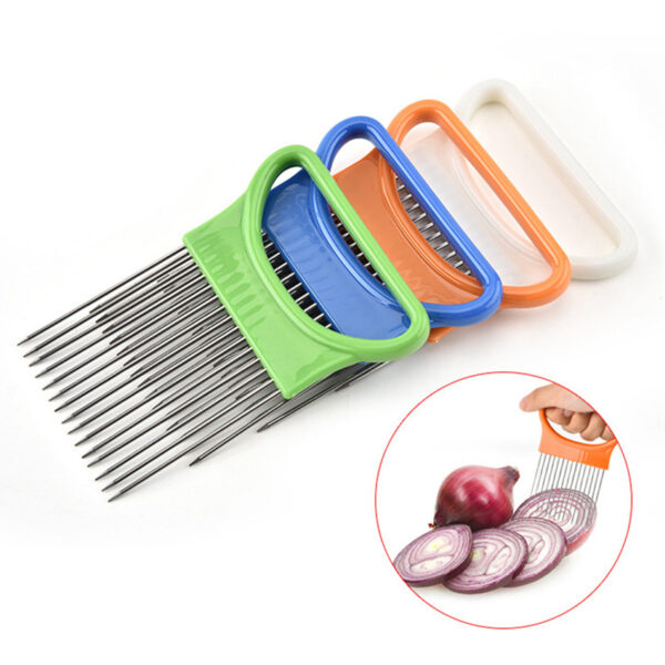 1pc, Easy-to-Use Onion Slicer - Quickly and Easily Slice Onions with No Mess Kitchen Accessories - Image 4