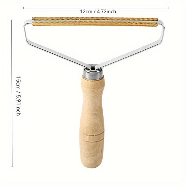 Lint & Pet Hair Remover Tool - Reusable Brush with Metal Blade for Carpets, Clothes & Furniture - High-Quality & Easy to Clean
