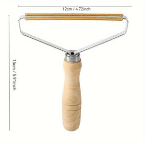 Lint & Pet Hair Remover Tool - Reusable Brush with Metal Blade for Carpets, Clothes & Furniture - High-Quality & Easy to Clean